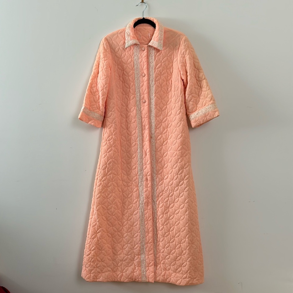 Incredible Floor Length Vintage Bed Jacket Size Small